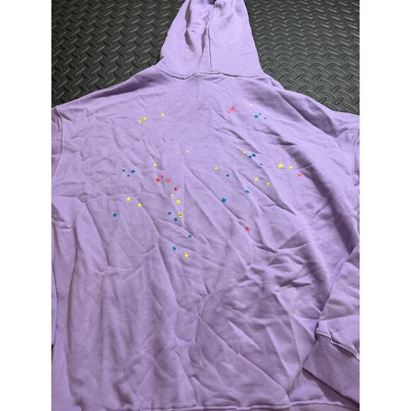 Sp5der Acai Hoodie Purple Streetwear Mens Size Medium Sweatshirt - Picture 8 of 10